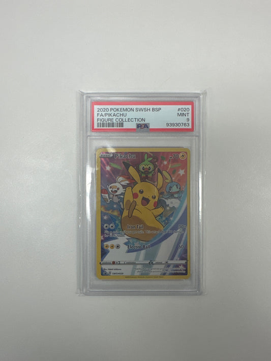 Pokemon 2020 Sword and Shield FA Pikachu SWSH020 PSA 9