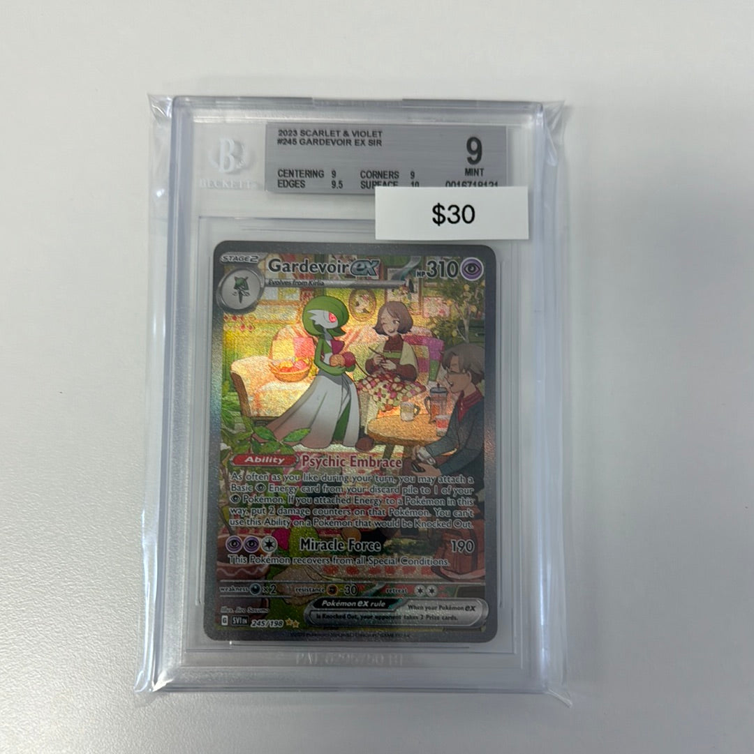 Pokémon Scarlet Violet GARDEVOIR EX 245/198 BGS 9 – Grail Collectibles AZ