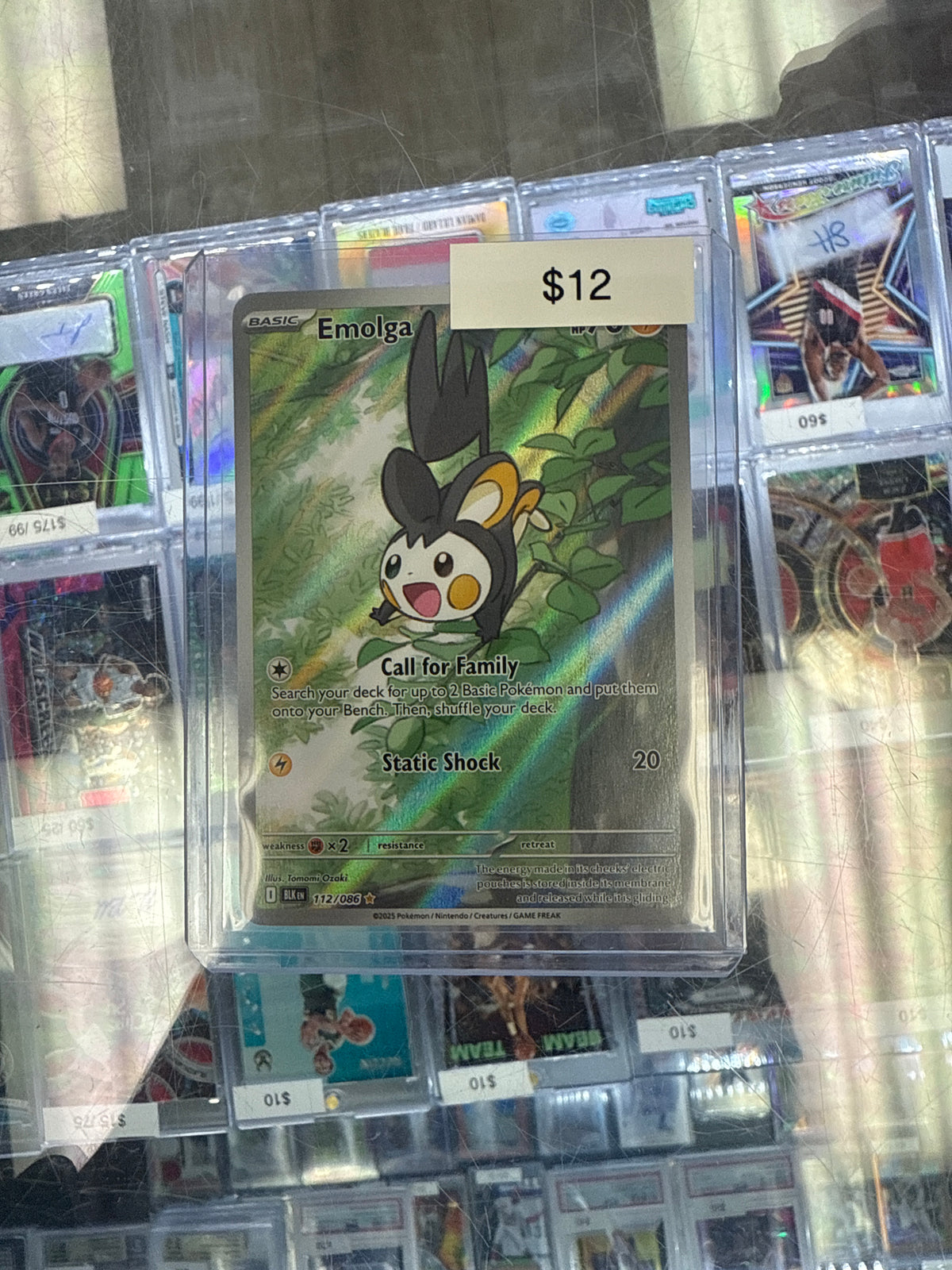 Pokemon Black Bolt Emolga #112/086