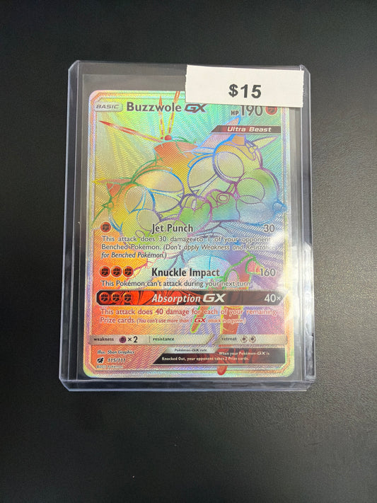 Pokémon Buzzwole GX Secret 115/111