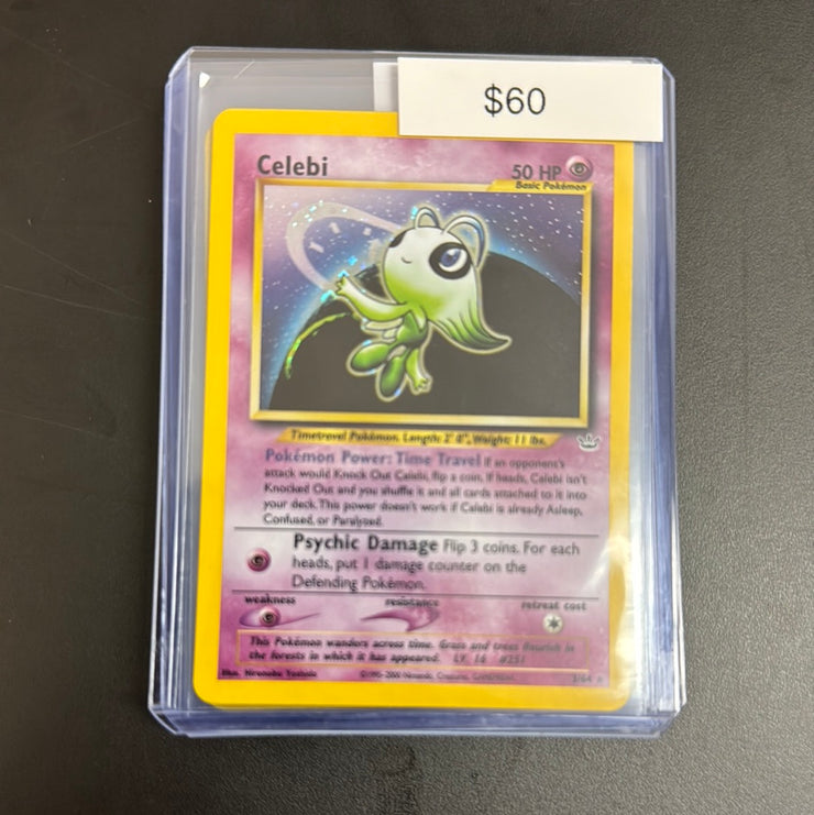 Pokémon Celebi Neo 3/64 Holo