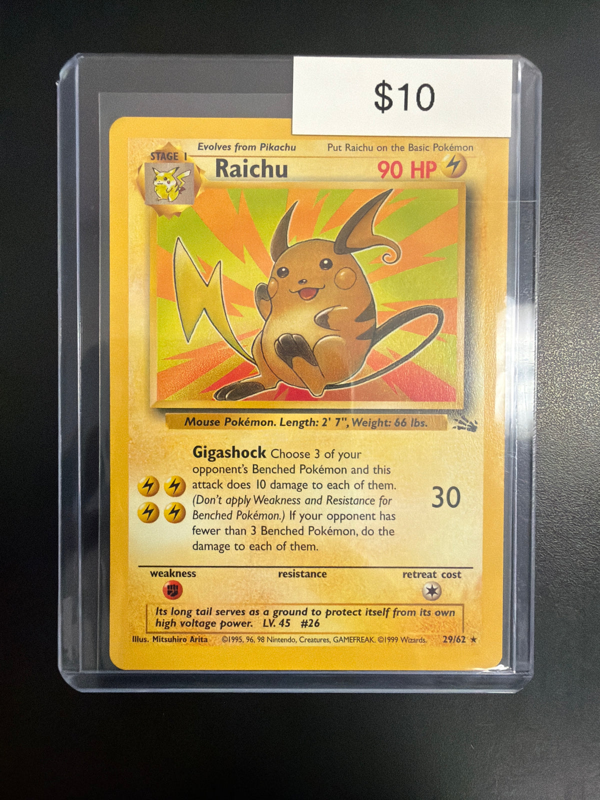 Pokemon Raichu 29/62