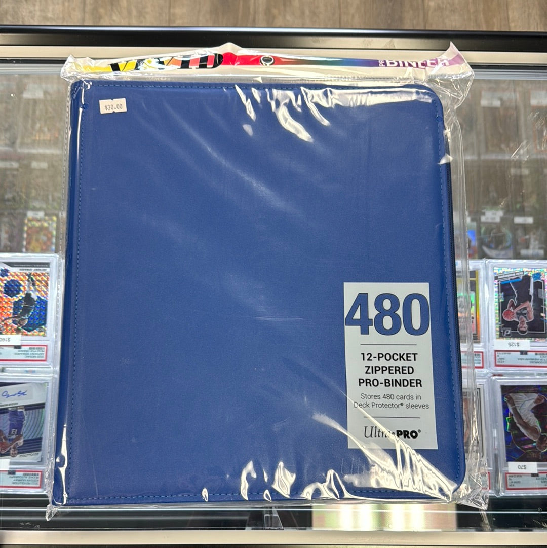 Ultra Pro 12-Pocket Zippered Pro Binder 480 Count