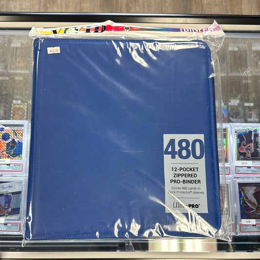 Ultra Pro 12-Pocket Zippered Pro Binder 480 Count