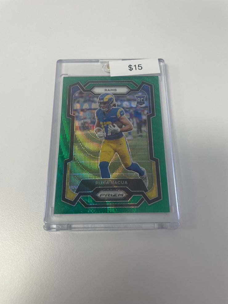 2023 Prizm Puka Nacua Green Wave 