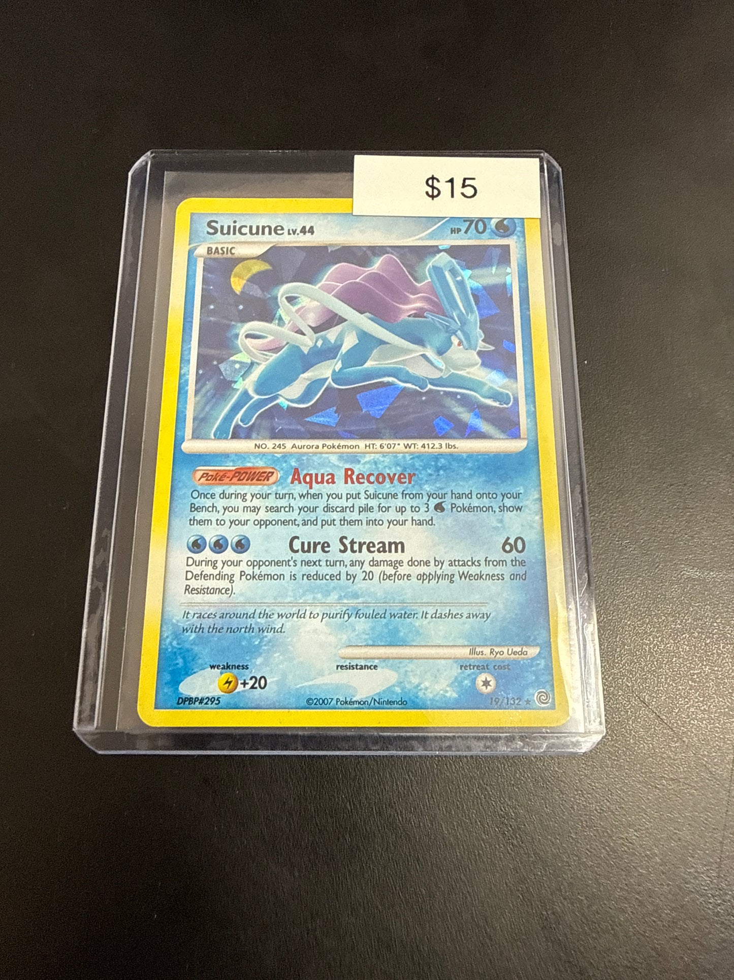 Pokemon Suicune Holo #19/132