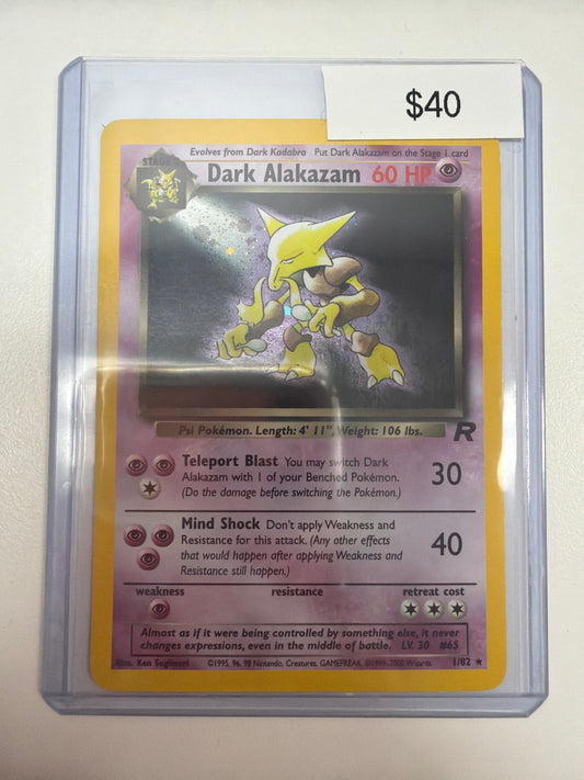 Pokemon Dark Alakazam 1/82