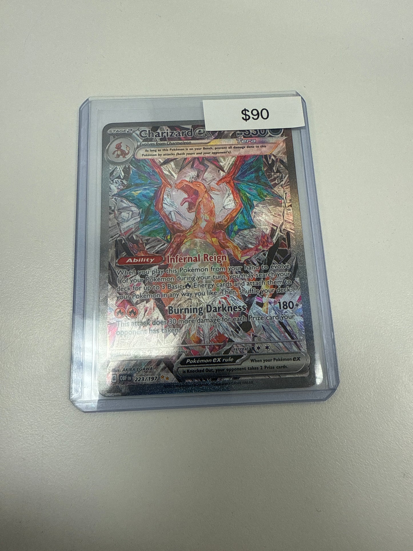 Pokémon Obsidian Flames Charizard ex 223/197
