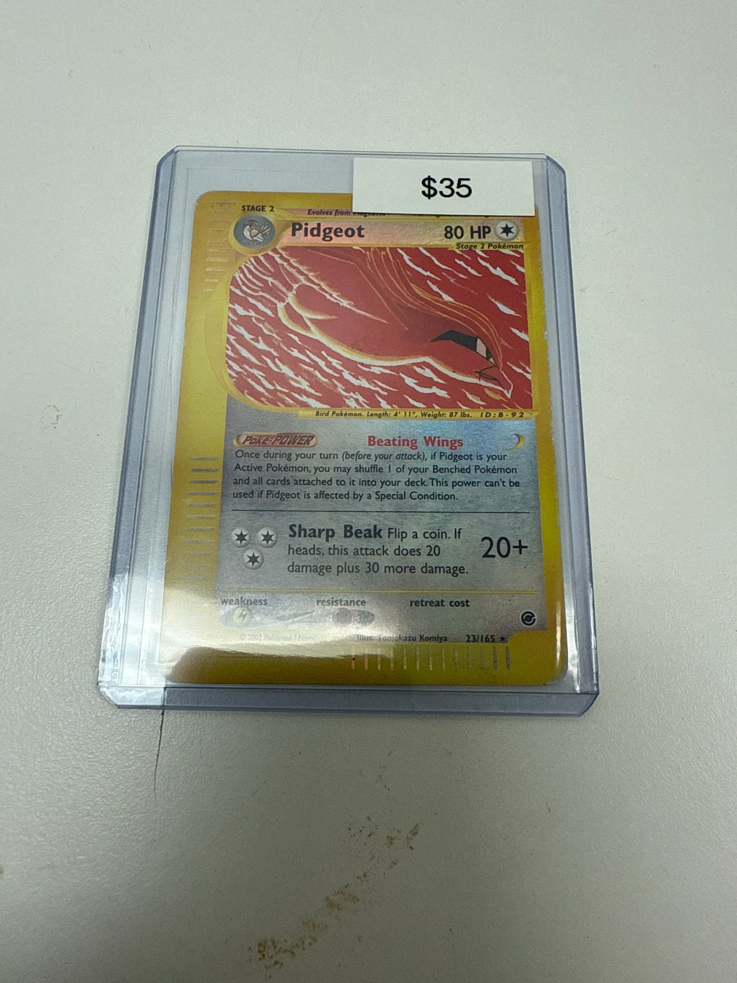 Pokemon Pidgeot Reverse Holo #23/165