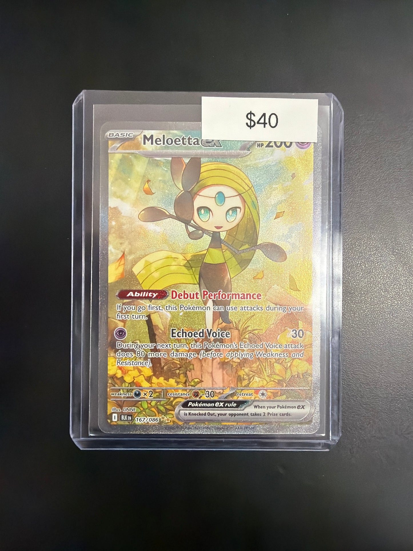 Pokemon Meloetta EX 167/086