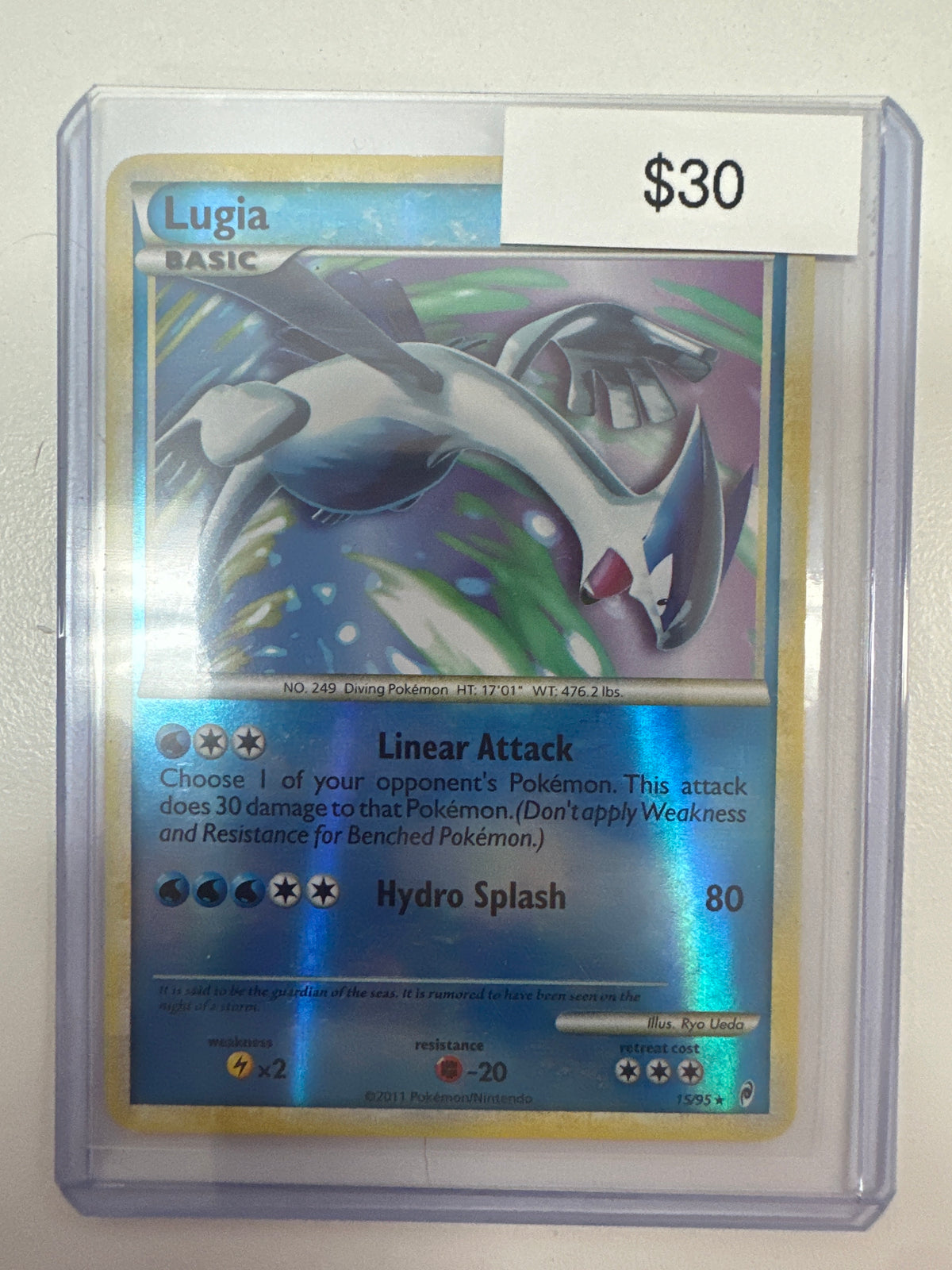 Pokemon Lugia Reverse Holo 15/95