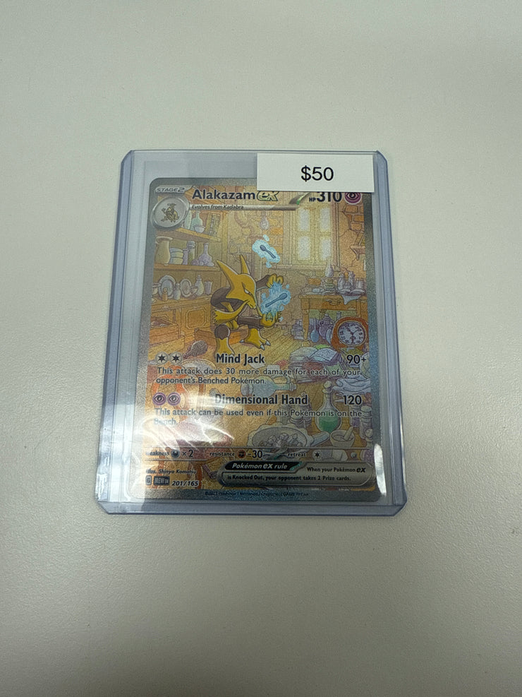 Pokémon Alakazam ex 151 Special Illustration Rare 201/165