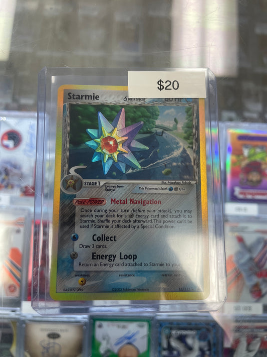 Pokemon Starmie Delta Species Reverse Holo #15/113