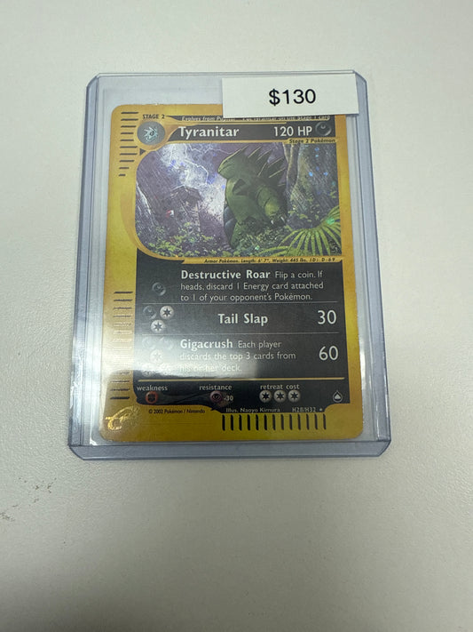 Pokemon Tyranitar Holo #h28/h32