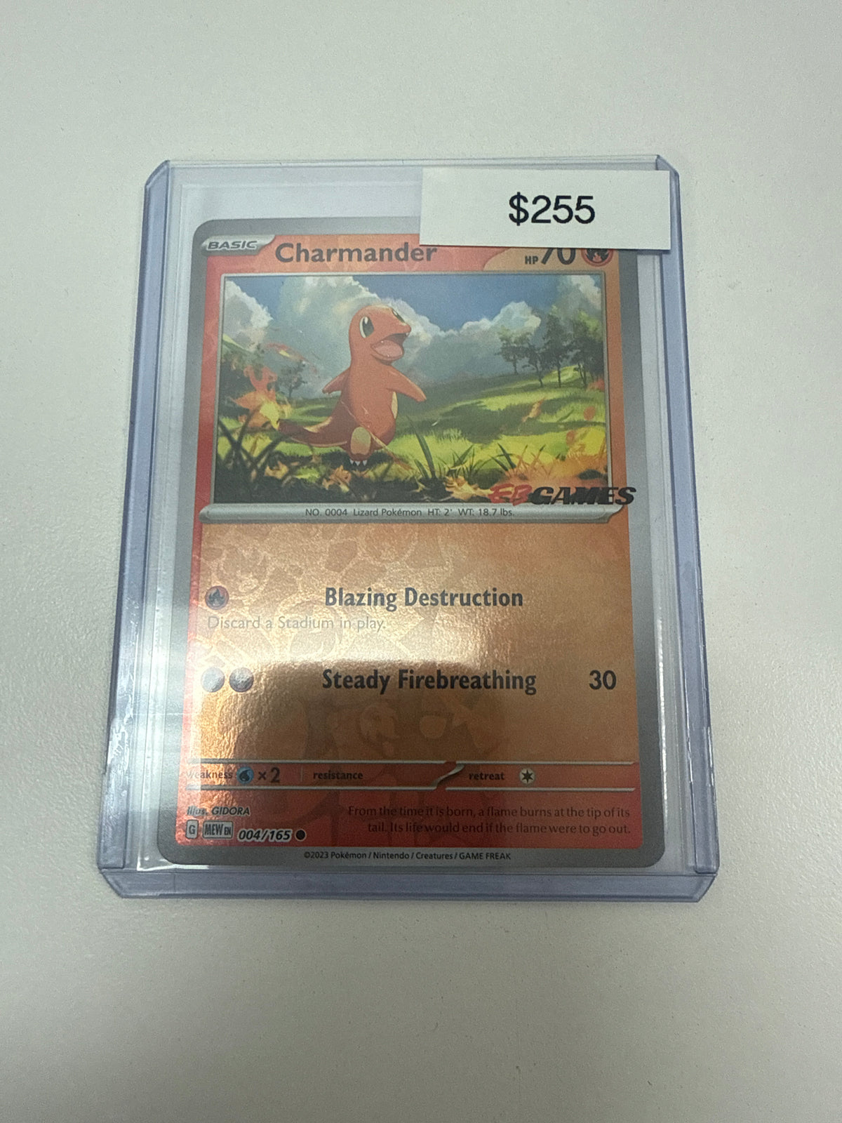 Pokemon Charmander EB Games #004/165