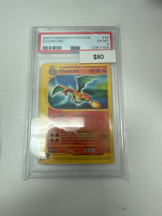 Pokemon Charizard Non-Holo #40/165 PSA 6