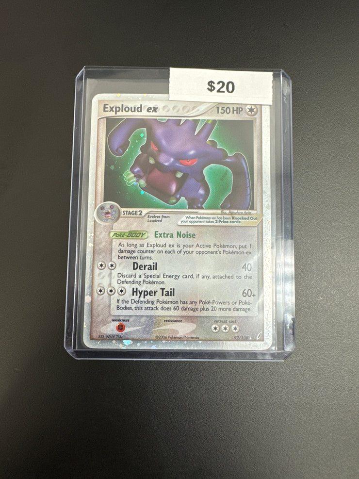 Pokémon Exploud Ex Holo 92/100