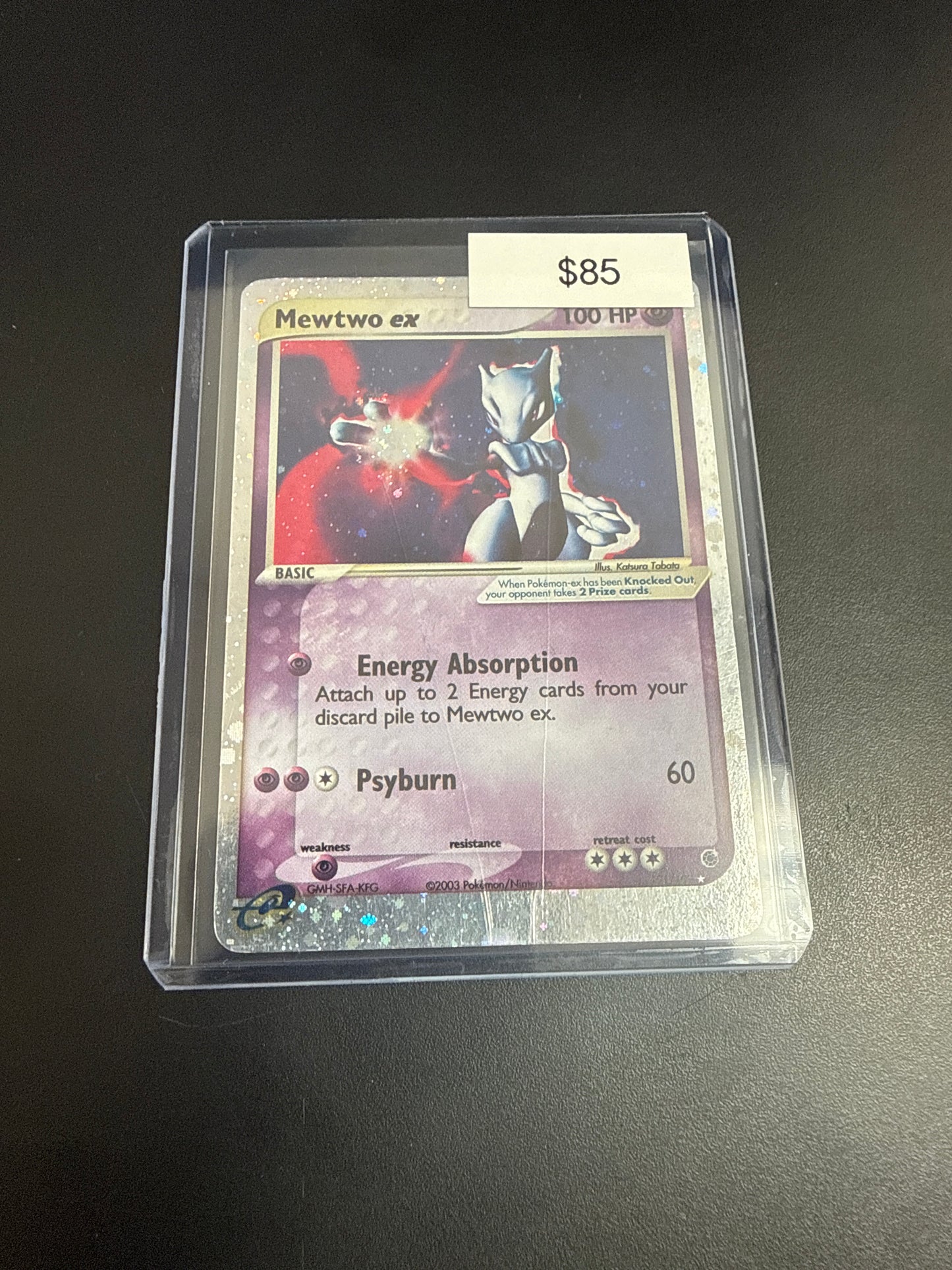 Pokémon Holo Mewtwo Ex 101/109 DM