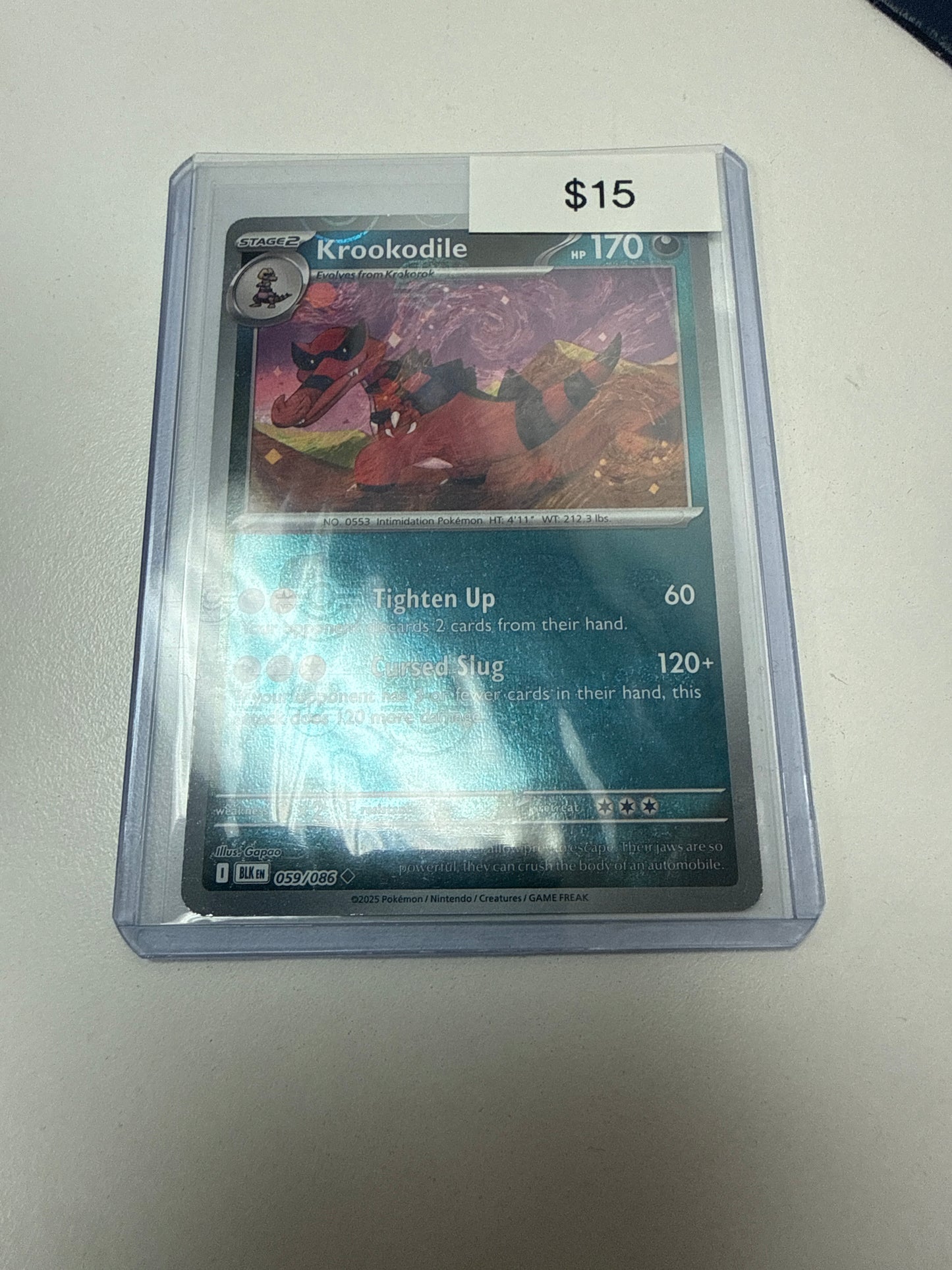 Pokemon Krookodile Master Ball #059/086