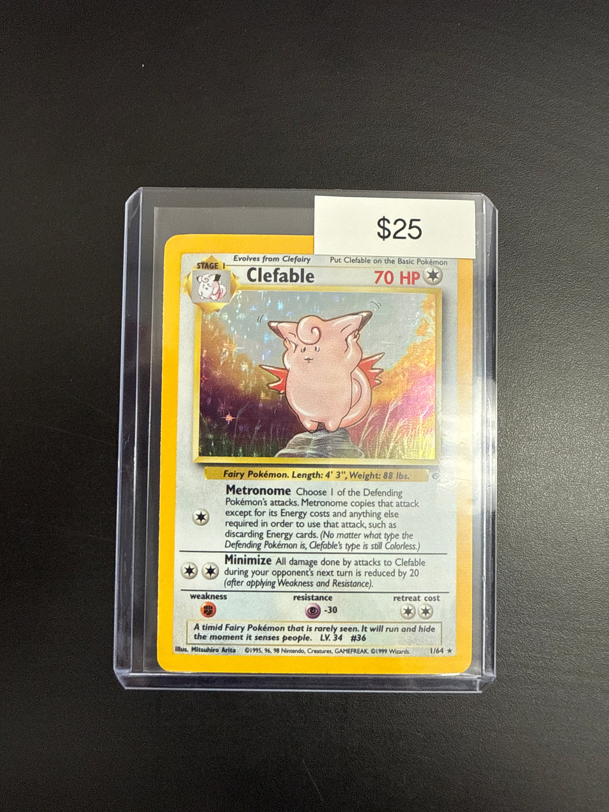 Pokémon Clefairy Holo 1/64