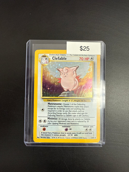 Pokémon Clefairy Holo 1/64