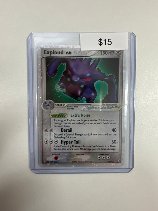 Pokemon exploud ex 92/100