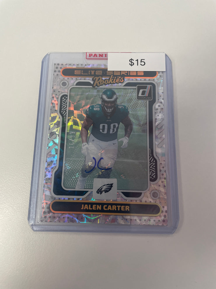 Donruss Jalen Carter Rookie Auto /99 SEALED 