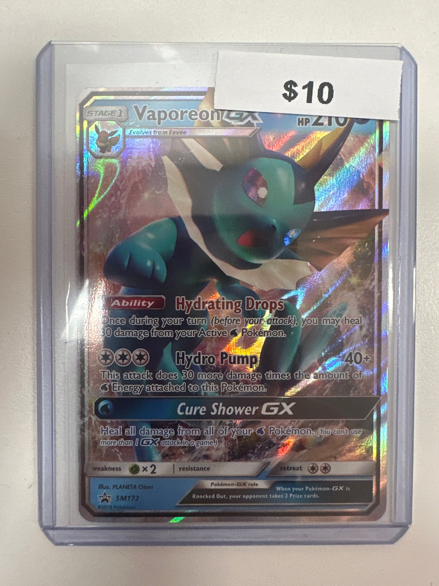 Pokemon Vaporeon GX SM172