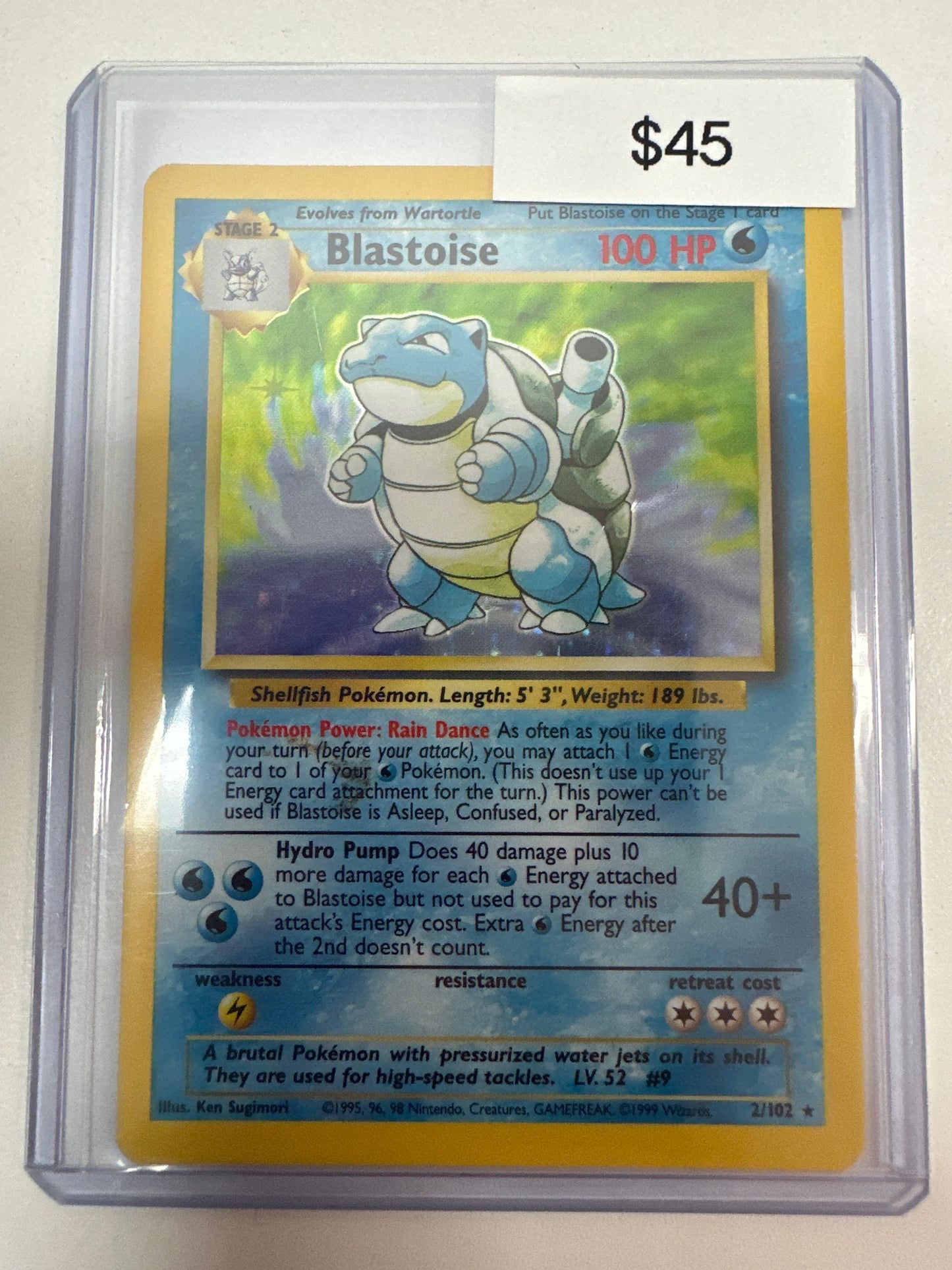 Pokemon Blastoise 2/102