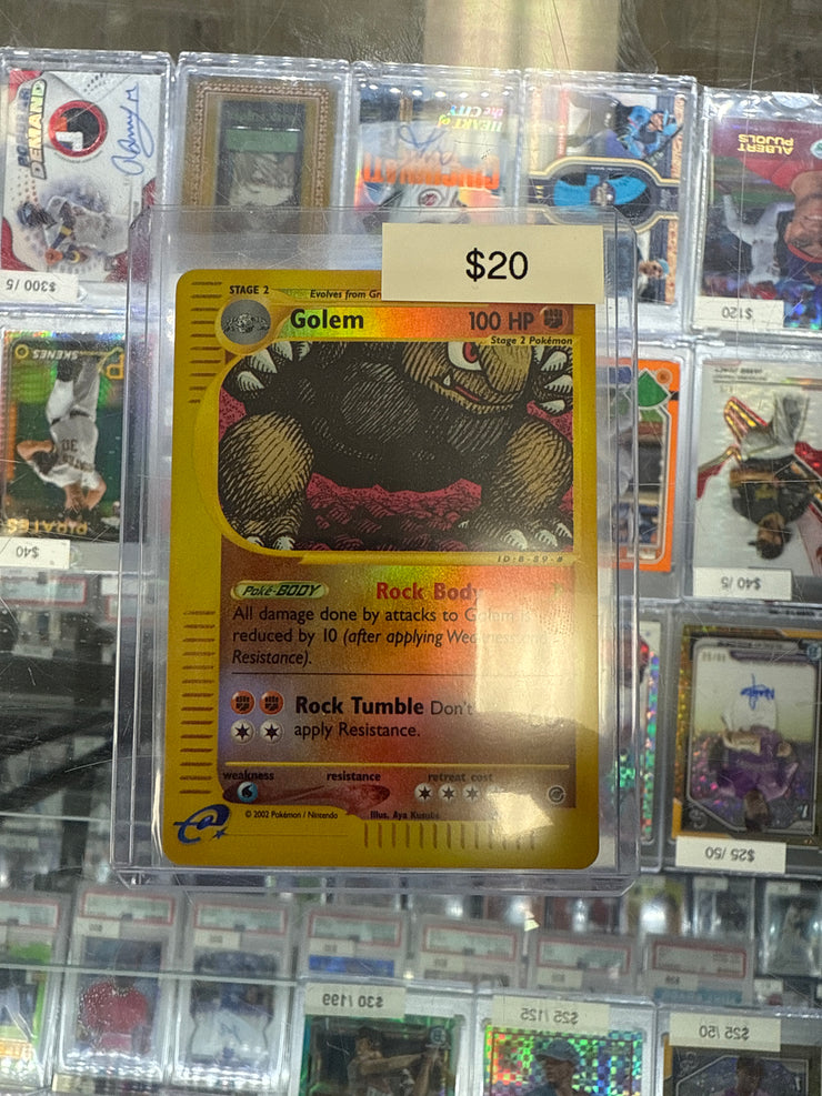 Pokemon Expedtion Golem Reverse Holo 