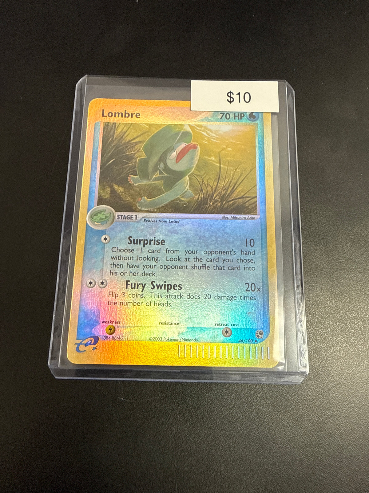 Pokemon Lombre Rev Holo #46/100