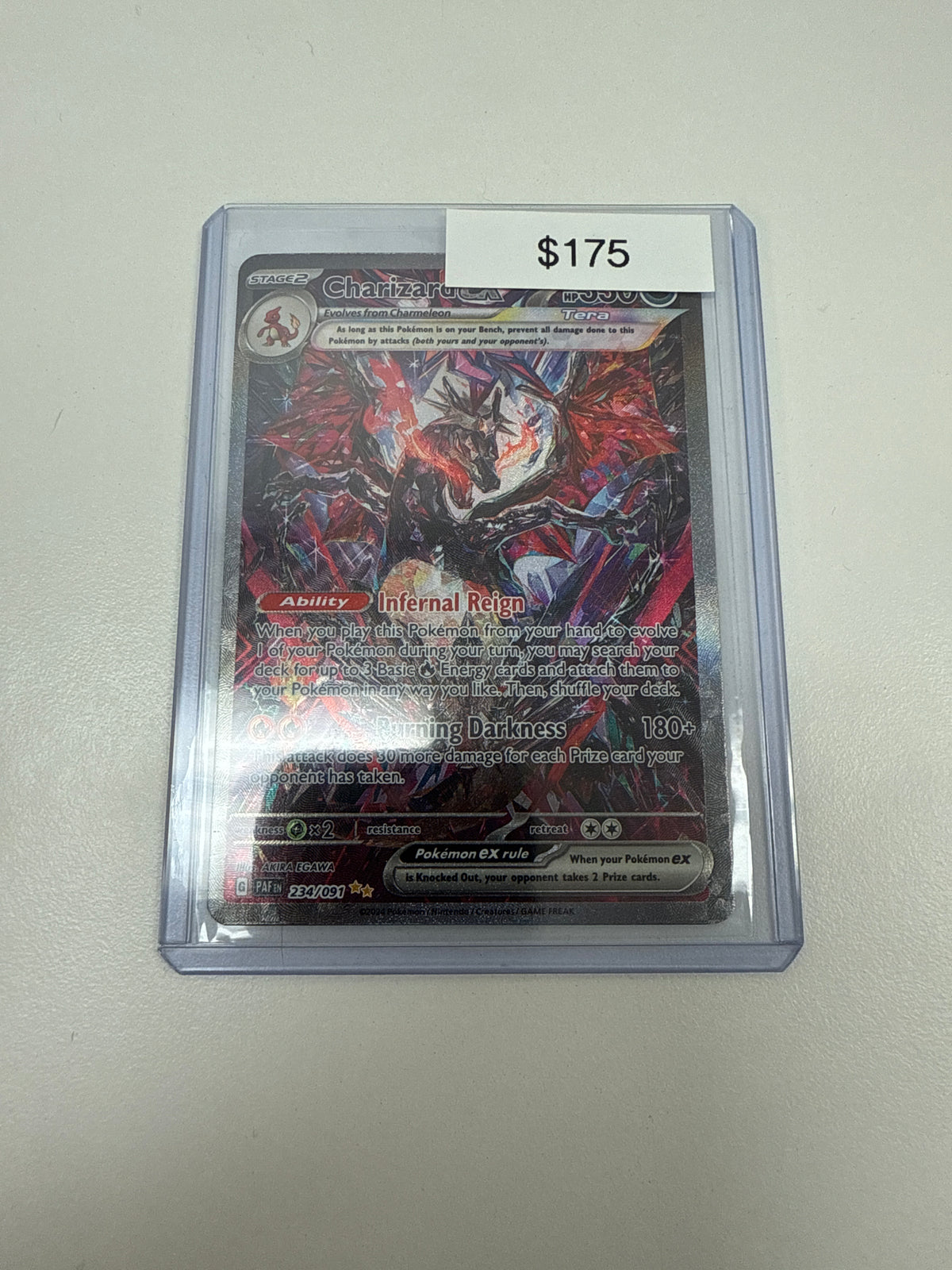Pokmon Charizard ex Paldean Fates Alt Art 234/091 Grail Collectibles AZ Pokmon Charizard ex Paldean Fates Alt Art 234/091 Grail Collectibles AZ