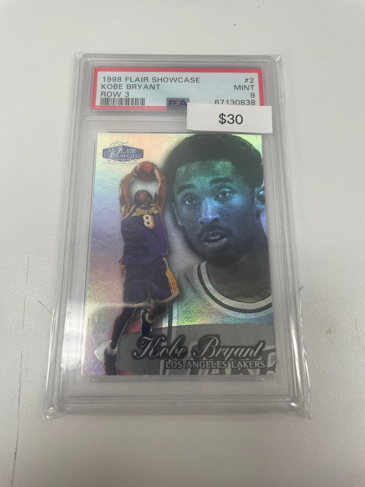 1998 Flair Showcase Kobe Bryant Row 3 