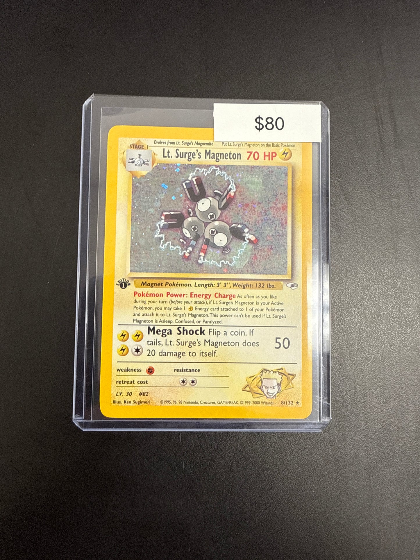 Pokémon Lt. Surges Magneton 8/132