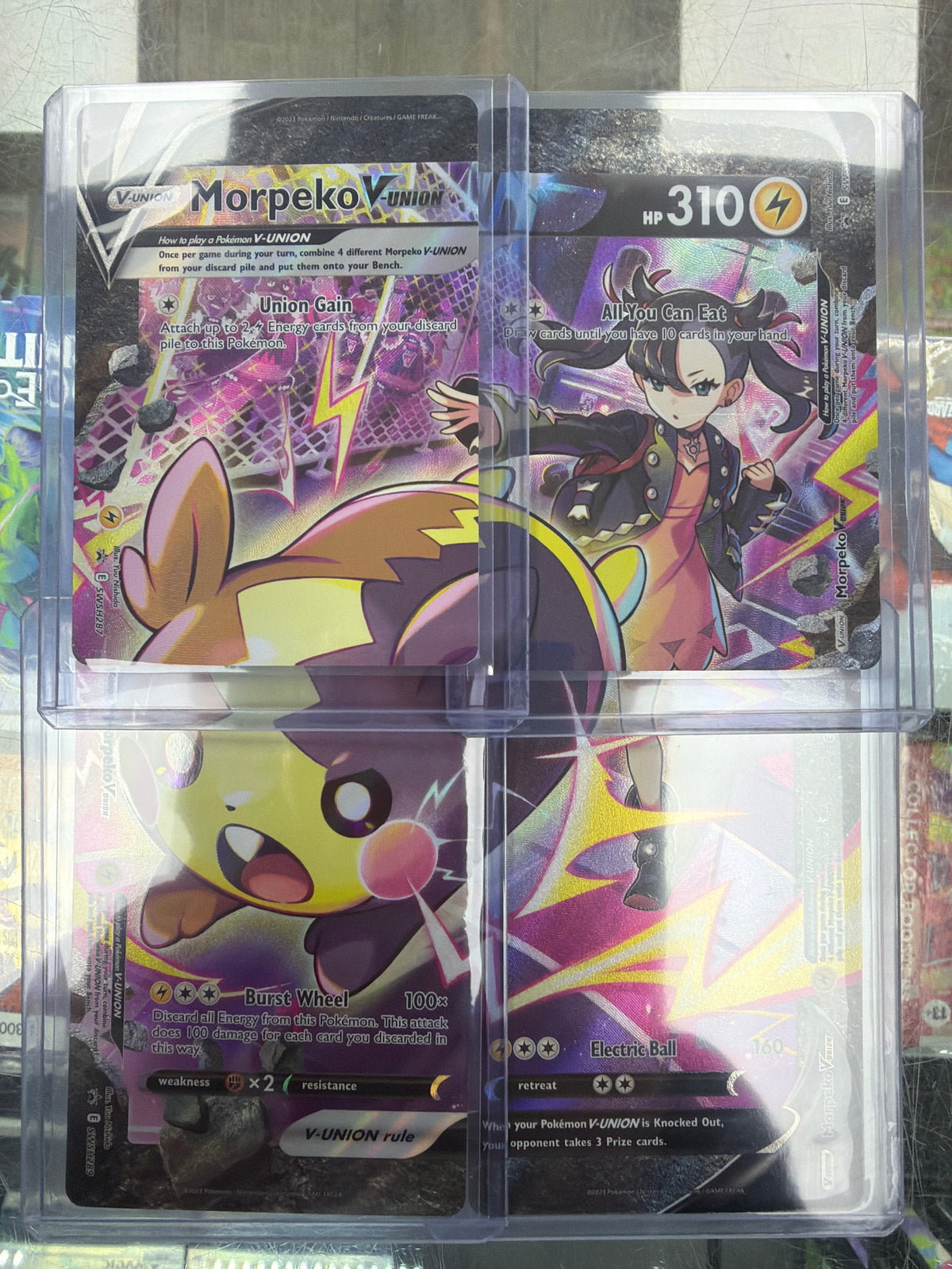 Pokemon Morpeko V Union SWSH287 Set of 4