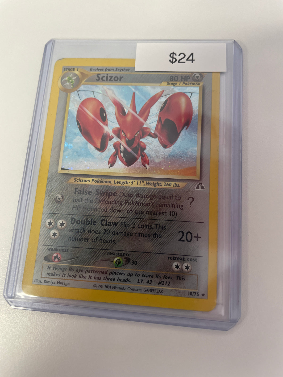Pokemon Scizor Holo #10/75