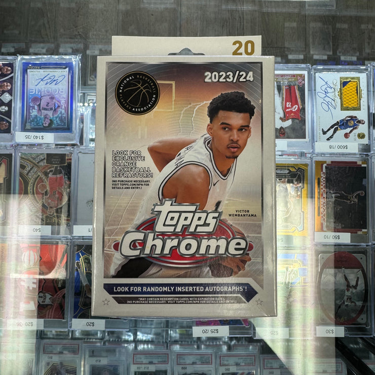 2023/24 Topps Chrome Basketball Hanger Box