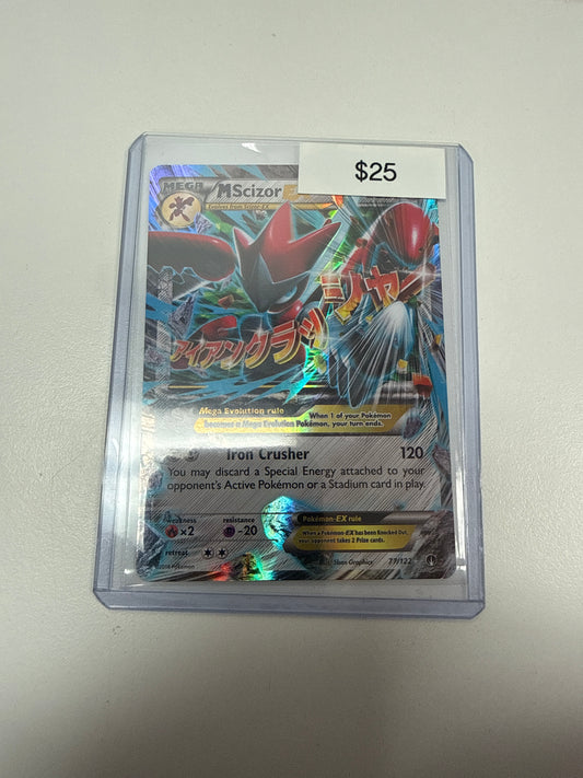 Pokemon M Scizor Ex #77/122