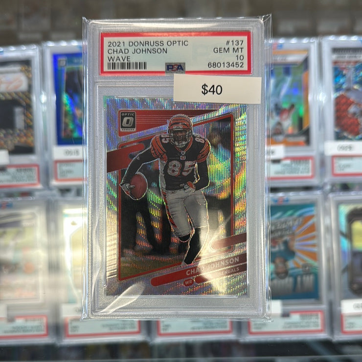 2021 Optic Chad Johnson Wave /299 