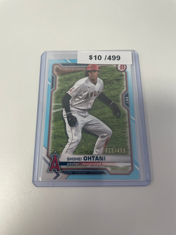 2021 Bowman Shohei Ohtani Sky Blue /499 