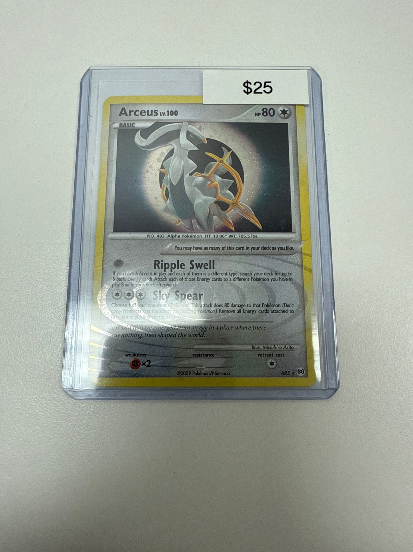 Pokemon Arceus Holo #AR5