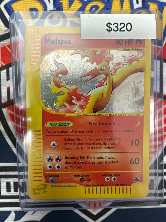 Pokemon Skyridge Moltres Holo Rare H20/H32
