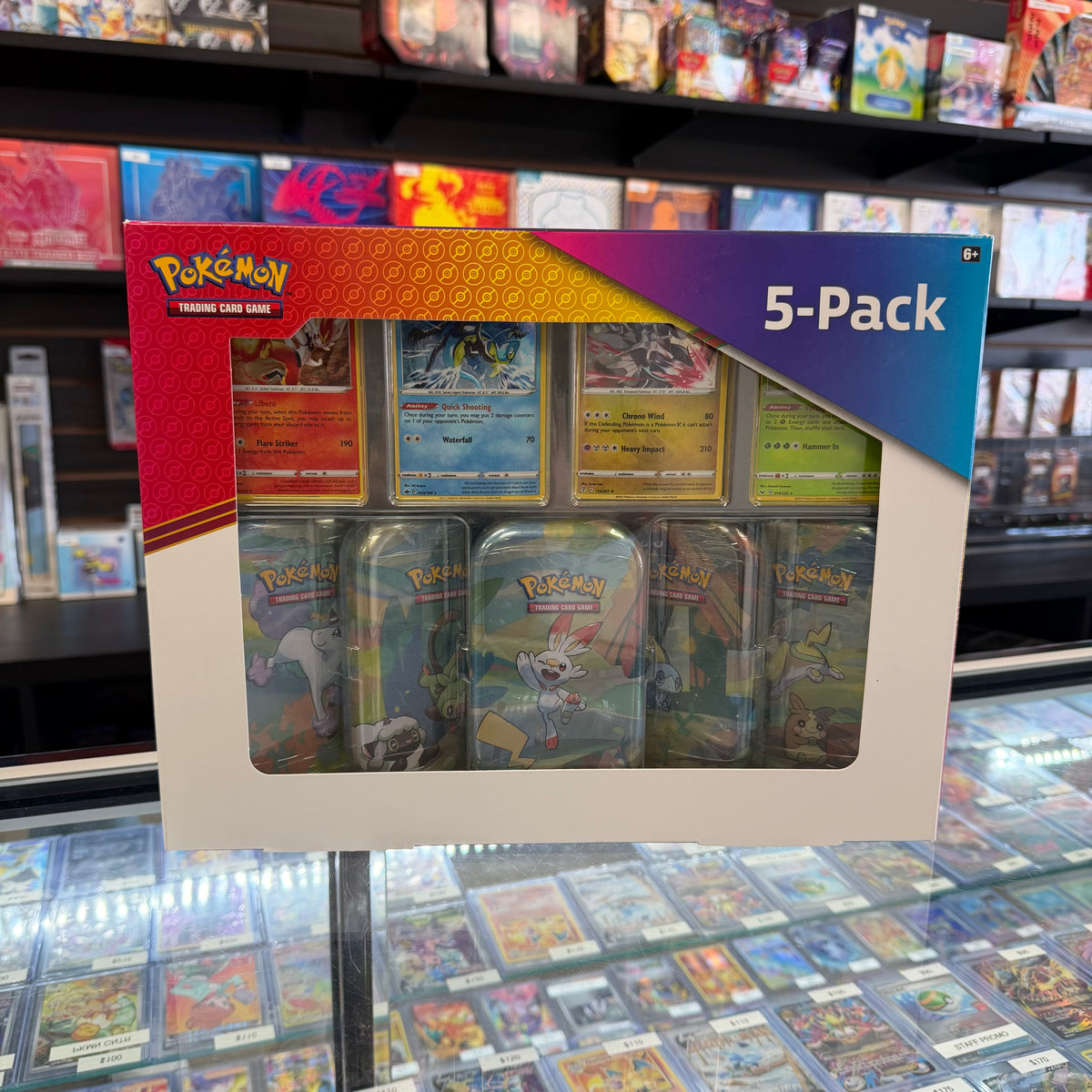 Pokemon Sinnoh 5-Pack Tin Box