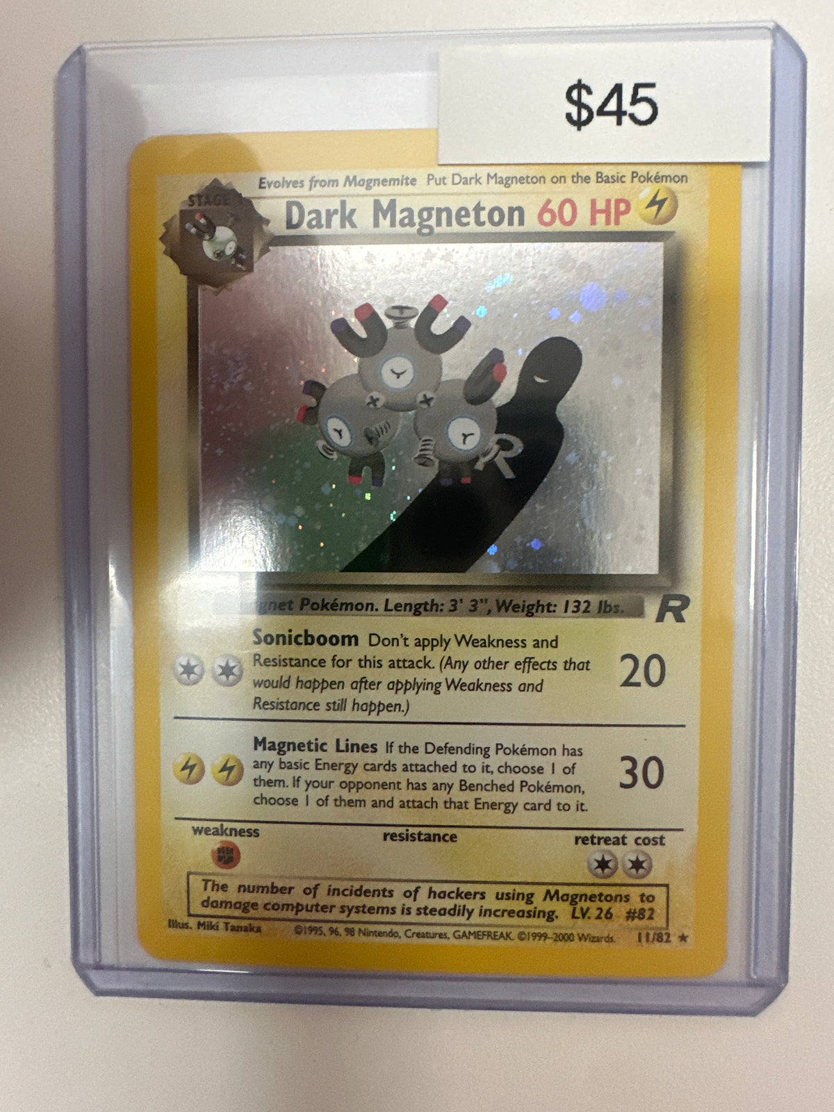 Pokemon Dark Magneton 11/82