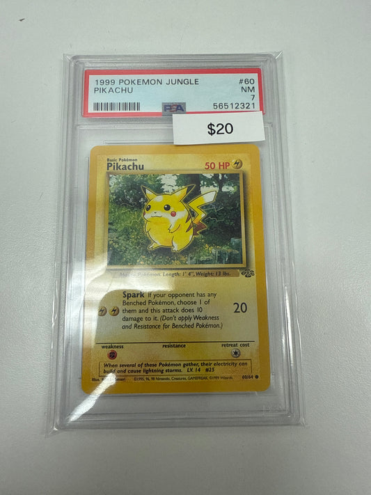 Pokemon Pikachu #60/64 PSA 7