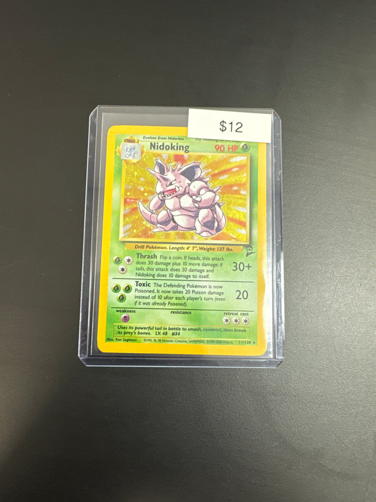 Pokémon Base Set 2 Nidoking Holo 11/130