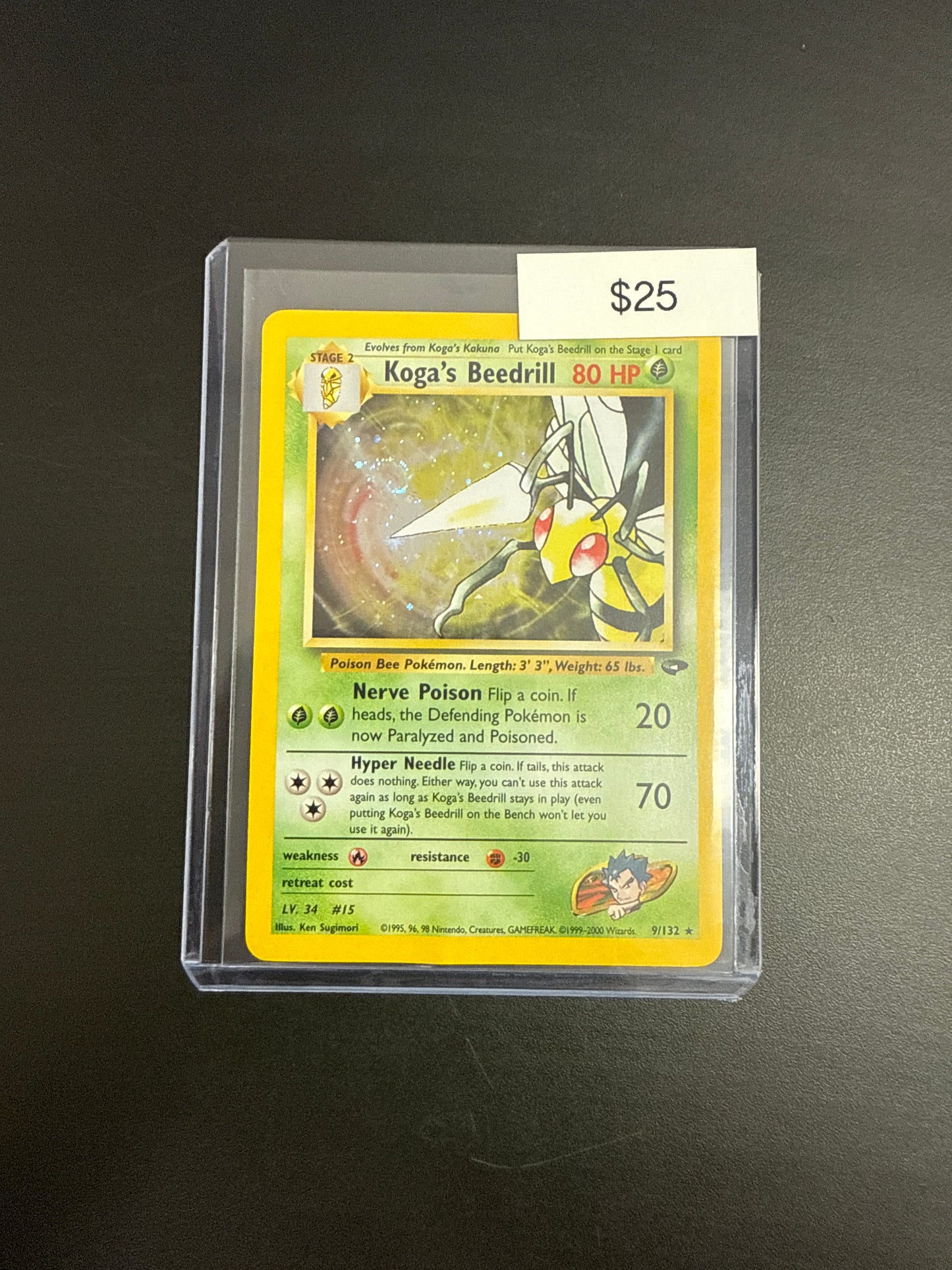 Pokémon Koga BEEDRILL Holo 9/132