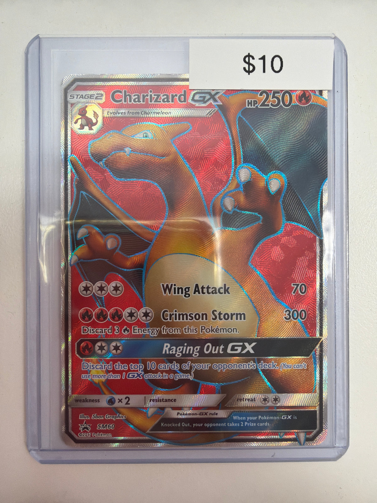 Pokemon Charizard GX SM60