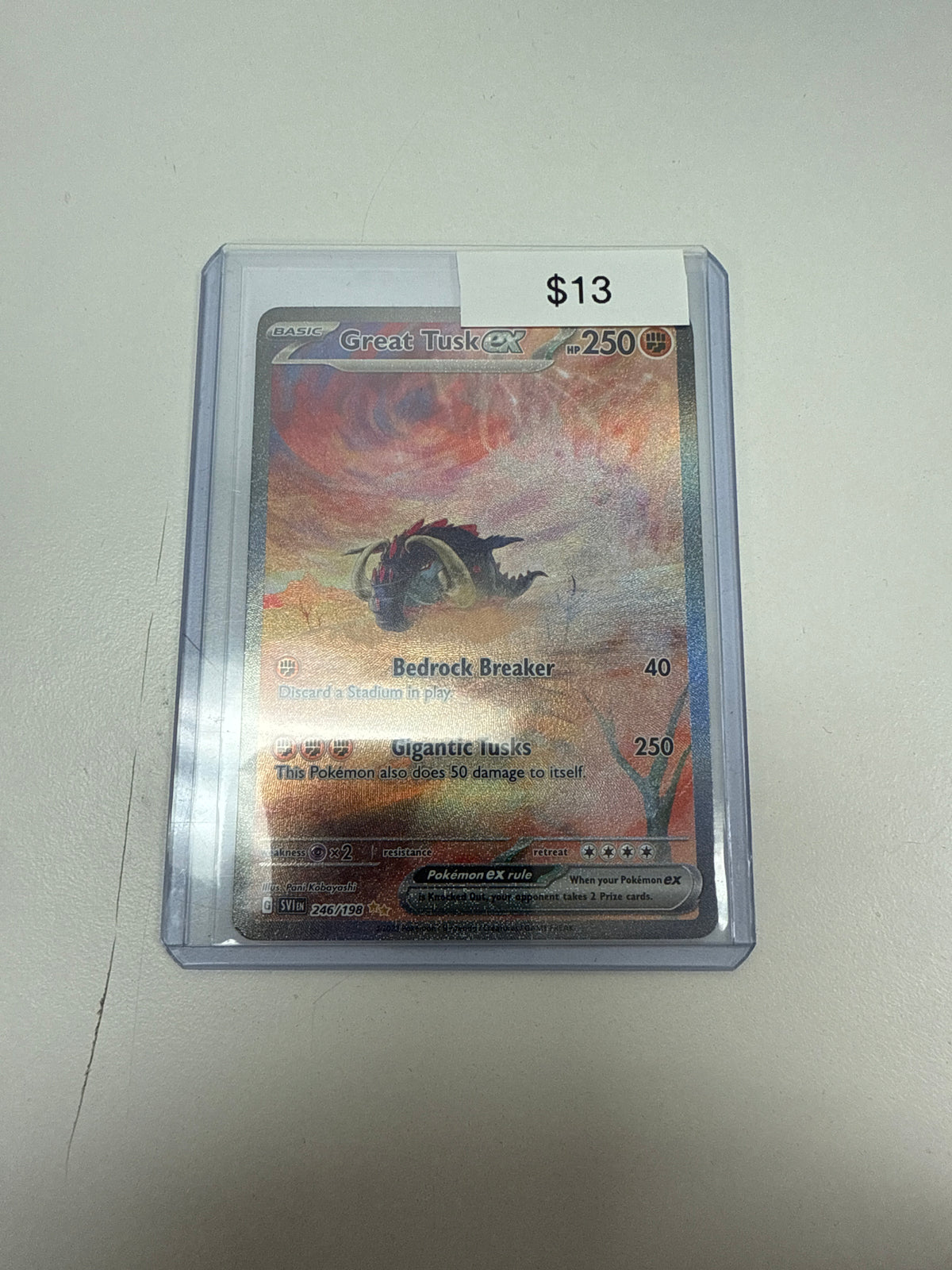 SV Base Set Great Tusk Ex #246/198