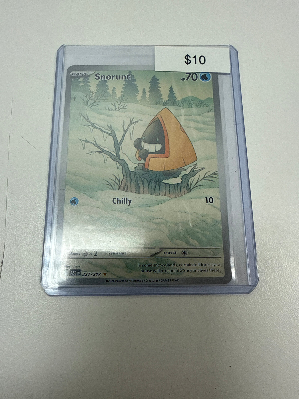 Pokemon Snorunt #227/217